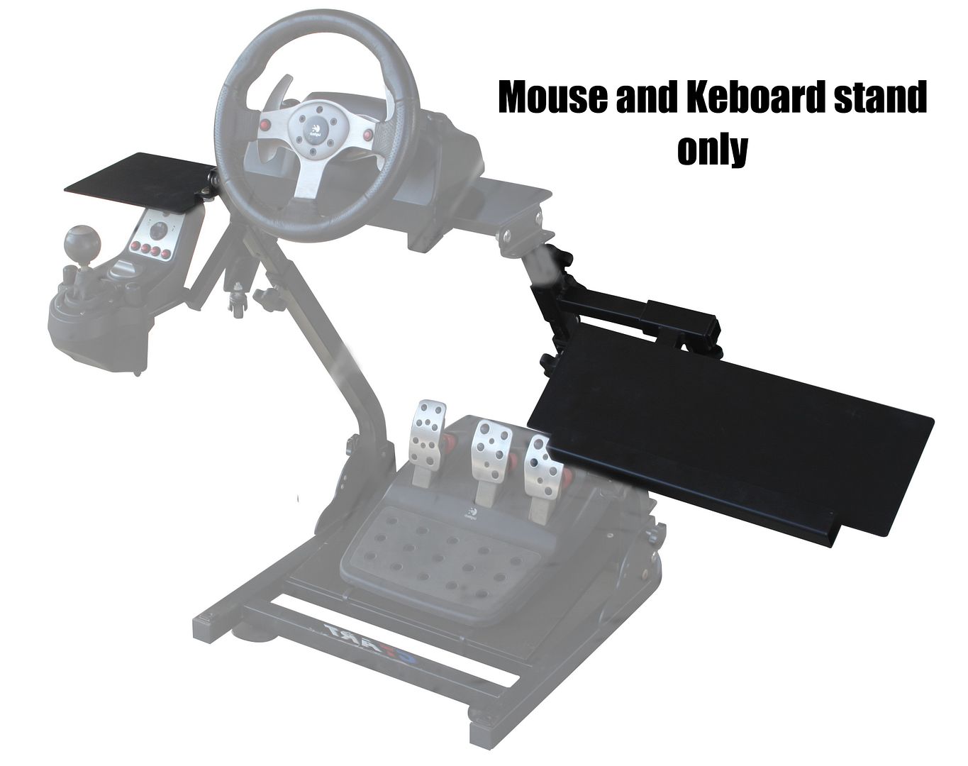 KEYBOARD AND MOUSE STAND FOR Racing Simulator Steering Wheel Stand eBay